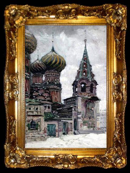 framed  Nikolay Nikanorovich Dubovskoy St. Basil